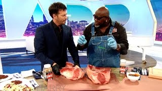 Harry \& Moe Cason Make The Perfect Brisket For A Surprise Taste Tester!