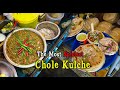 The most spiciest chole kulche of chacha bhatija  agra street food