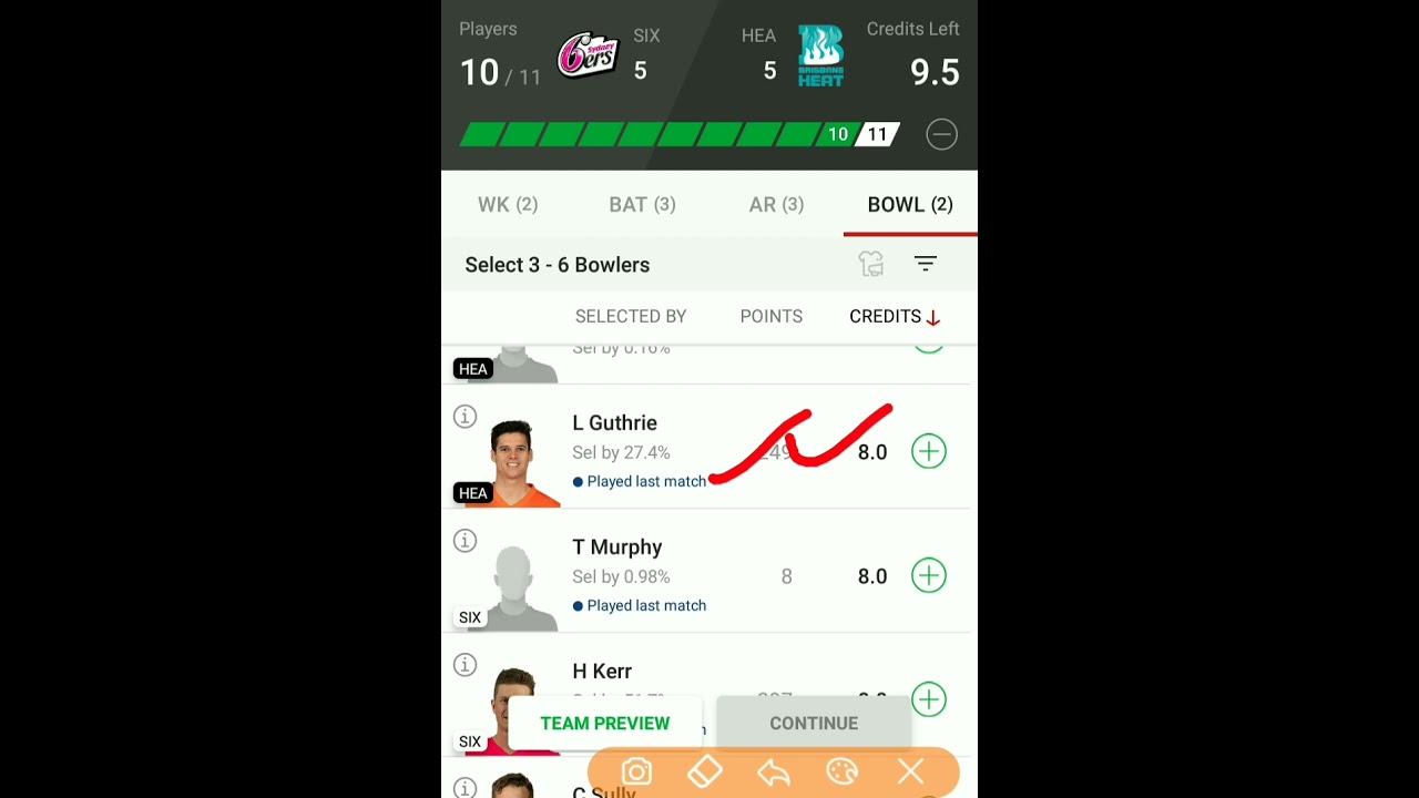 SIX vs HEA Team || SIX vs HEA Dream11 Team || SIX vs HEA Winning Team || SIX vs HEA GL Team