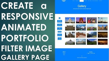 Create Animated Responsive Portfolio Filter Image Gallery using HTML5, CSS3 & Bootstrap | Example 3