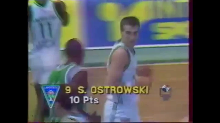 Stephane Ostrowski 1989 LNB Final G2 EB Orthez - C...