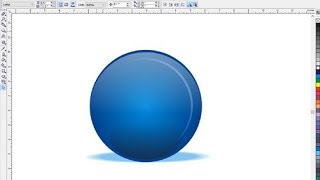 How to make a 3D Ball on Corel Draw