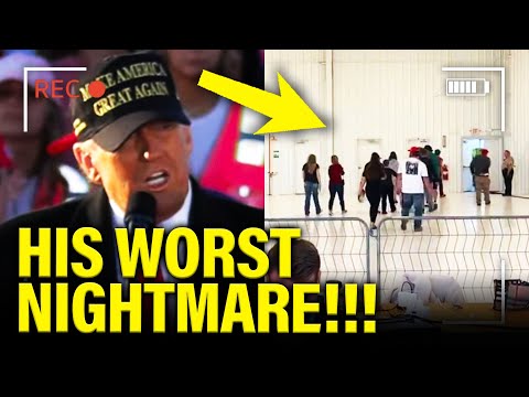 Trump Crowd LEAVES