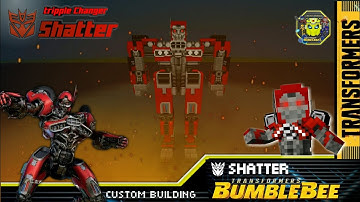 Minecraft - Custom Shatter robot mode🐝Bumblebee movie งานสร้างแชตเตอร์