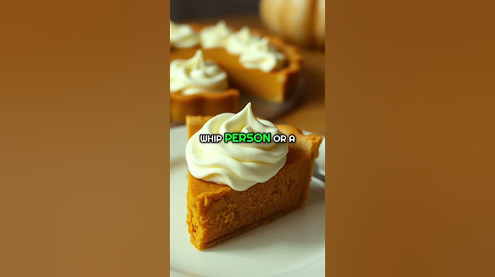 Pumpkin Pie: Cool Whip vs Whipped Cream The Ultimate Thanksgiving Debate!
