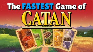 The FASTEST Game of Catan | Board Game TAS
