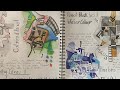 How to record your IDEAS in your ART sketchbooks [coloured pencil/ biro drawing]