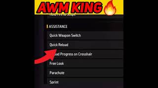 BECOME MASTER OF AWM🔥USE AWM 2023 TIPS AND TRICKS😱~GARENA FREE FIRE #shorts #awmtipsff #viral screenshot 3