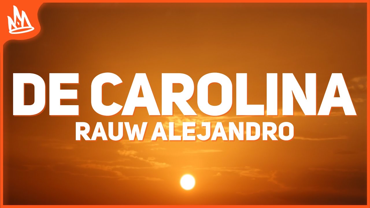 Watch Rauw Alejandro - DE CAROLINA (Letra) on YouTube Watch Rauw Alejandro - DE CAROLINA (Letra) on YouTube