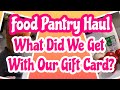 Food pantry haul  food bank  what did we get with our meijer gift card  making a new salsa