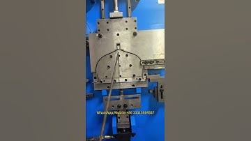 Hydraulic wire bending machine | Bucket handle making machine #wirebendingmachine #bucket #handle