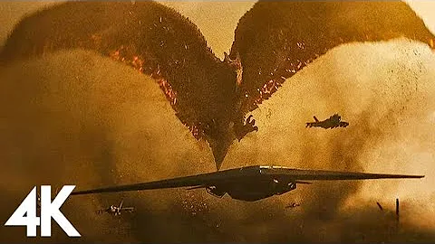 Rodan Vs Jets and King Ghidorah Scene- Godzilla (King of the Monsters) 2019