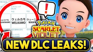 NEW POKEMON SCARLET & VIOLET DLC DATAMINES! NEW POKEMON, MOVES & ITEMS!  Scarlet & Violet Updates! 
