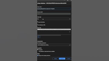 How to take Database backup in Azure Data Studio