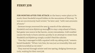 Bomb, Chapter 19, Ferry Job