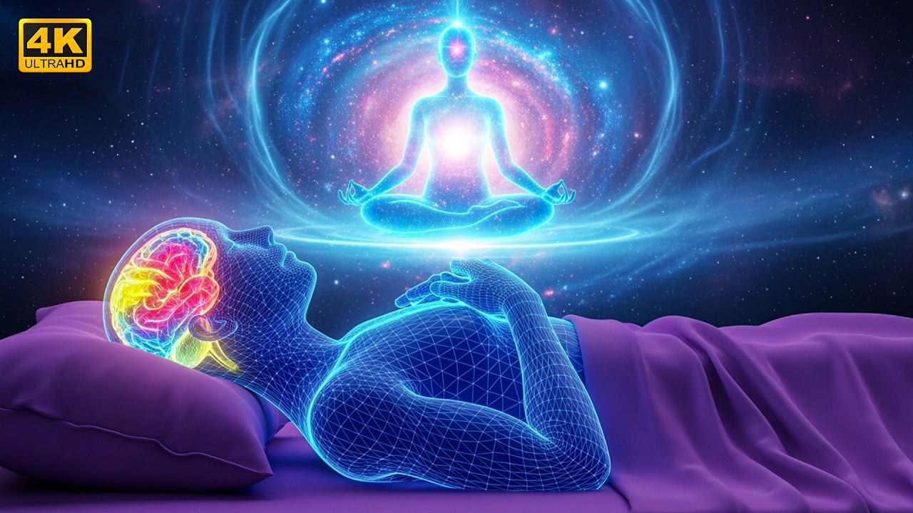 528Hz - Fall Into Deep Healing Sleep • Anxiety Relief, Melatonin Release • Stop Overthinking