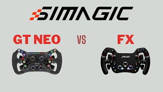 Simagic GT Neo vs FX Wheel Comparison