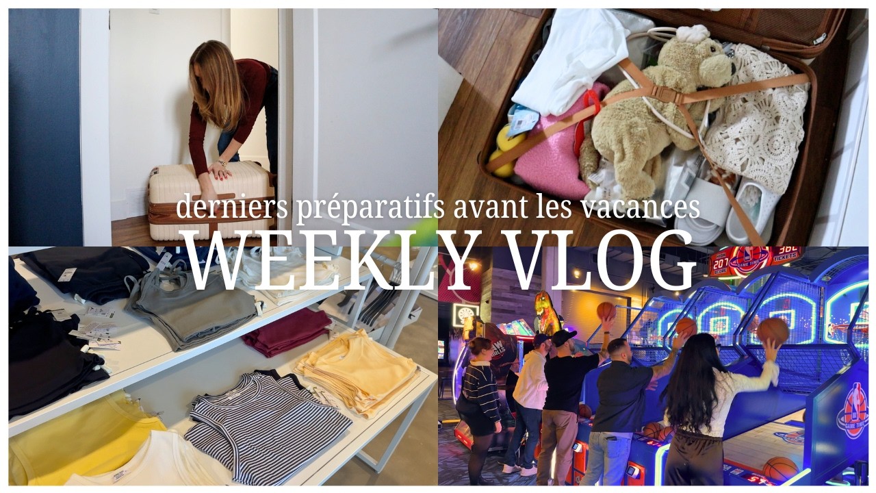 Derniers préparatifs avant les vacances ! Recroom, valises, snack box et plus | Carole Anne Bilodeau