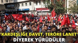 Bitliste Teröre Lanet, Kardeşliğe Davet Yürüyüşü