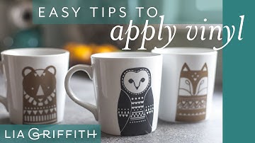 How to Apply Vinyl Designs Using Transfer Tape