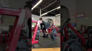 205lbs x3 deadlift reps PR!! #fitness #girlswholift #gym #workout #deadlift