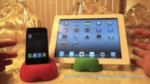 Black iPhone 4 iOS 4.3.5 vs White iPad 2 iOS 5 Safari Speed Test