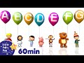 ABC Balloons | Learning Videos for Toddlers | ABC 123 Colors & Shapes | Little Baby Bum