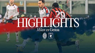 Milan 0-0 Genoa Highlights Serie A Enilive 2425