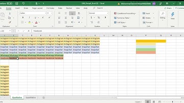 Applied mathematics project (Qualitative data)