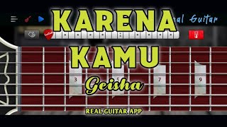 Karena Kamu | Geisha | Real Guitar App Cover screenshot 5