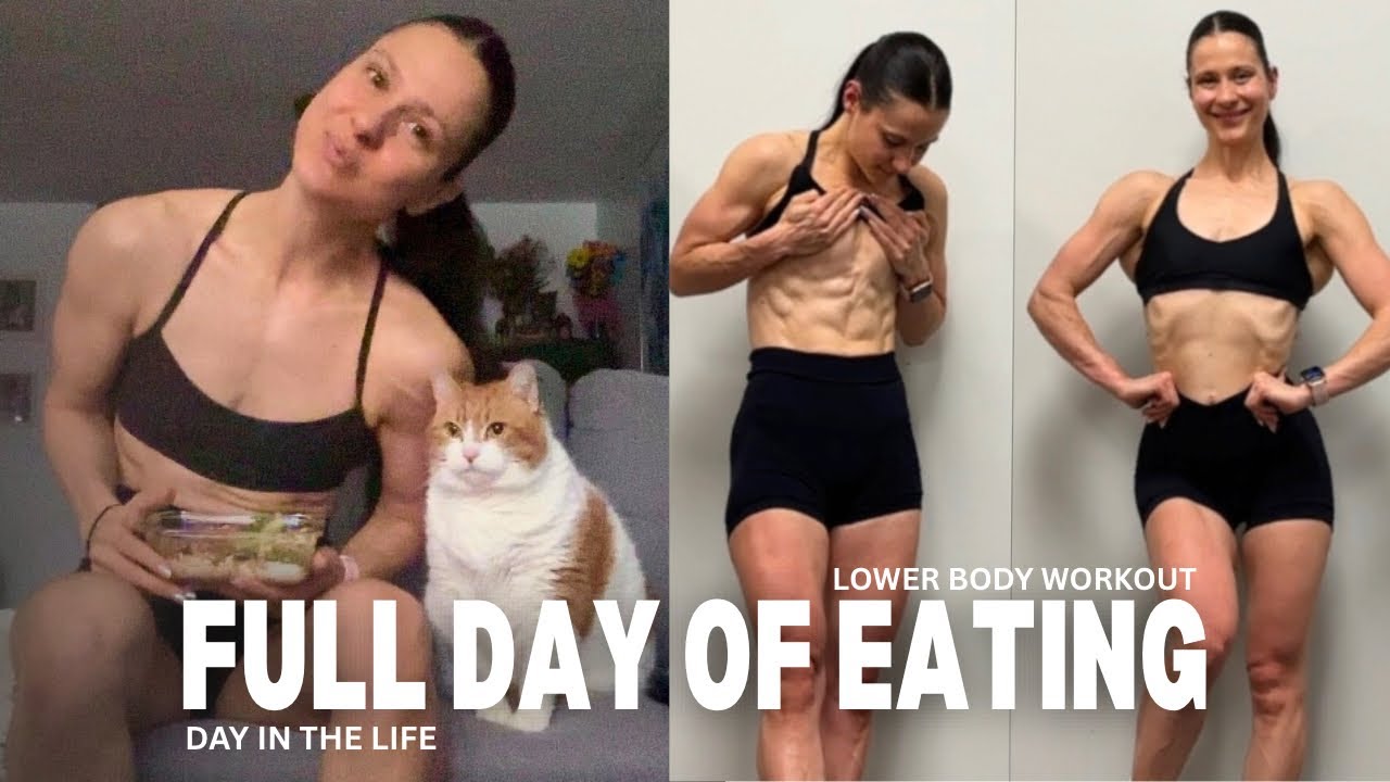 DAY IN THE LIFE | Full Day of Eating + Lower Body Workout