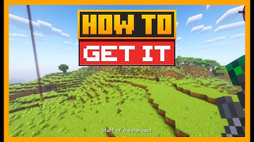 HOW TO USE THE STAFF OF THE HARVEST IN MINECRAFT WITH GOBBER