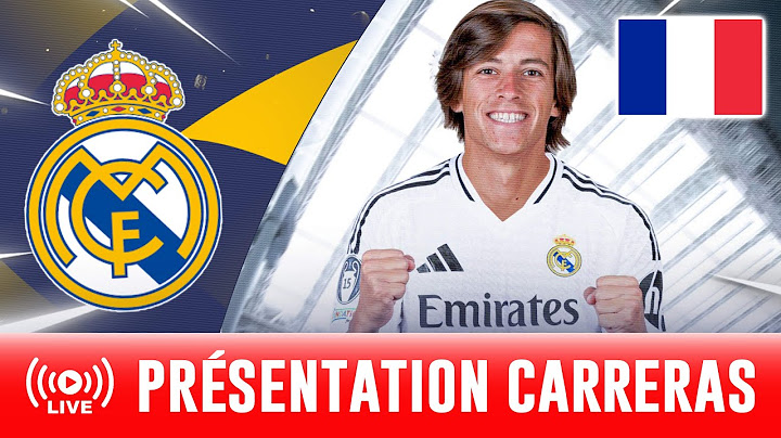 🔴🇫🇷 LA PRÉSENTATION DE CARRERAS AU REAL MADRID (Avec Guillaume Pommade)