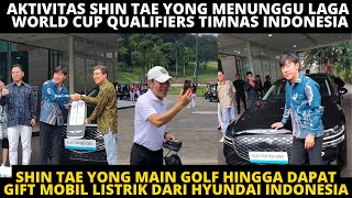 MOMEN SHIN TAE YONG MAIN GOLF & DAPAT APRESIASI GIFT MOBIL LISTRIK ATAS PENCAPAIANNYA DI TIMNAS U-23