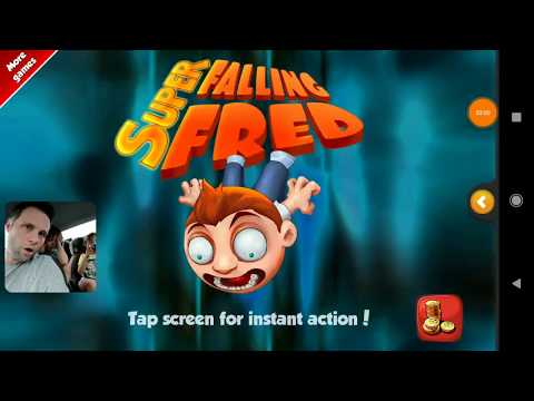 Super Falling Fred - GAME GRÁTIS PARA CELULAR - Gameplay em Português PT-BR