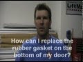 How to remove replace garage door rubber gasket: las vegas henderson boulder, broken spring repair