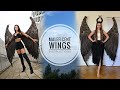 Maleficent wings, Cosplay maleficent wings, angel wings, Black wings