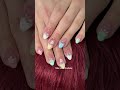 Multi colored #frenchmanicure #nails #designs