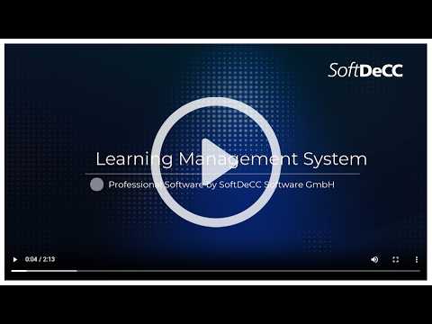 TCmanager LMS® - Scalable Learning Management System | SoftDeCC | Smart CorporateTraining Management