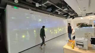Interactive Projection Mapping Wall and Floor Interactive Projector Theme Park  Games