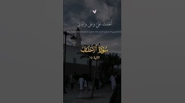 ارح سمعك قرآن كريم محمد أيوب الأحقاف ( ووصينا الإنسان بوالديه إحسانا)
