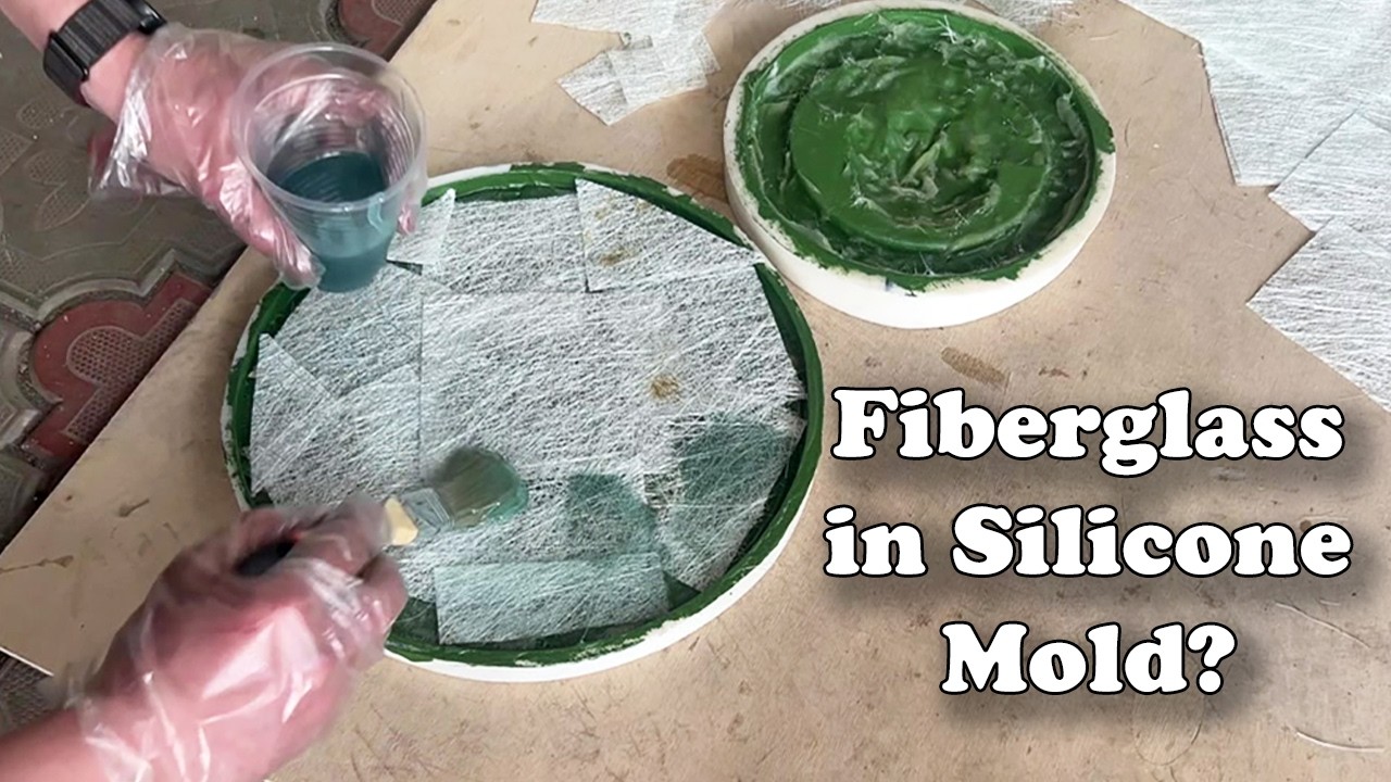 What Happens If You Put Fiberglass Into A SILICONE MOLD? STRENGTH Test!