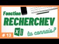 13  tu connais la fonction recherchev  excel