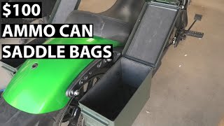 DIY Ammo Can Saddle Bags