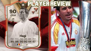 ELITE ICON! 90 ULTIMATE DYNASTIES ICON HAGI PLAYER REVIEW! EA FC 24 ULTIMATE TEAM