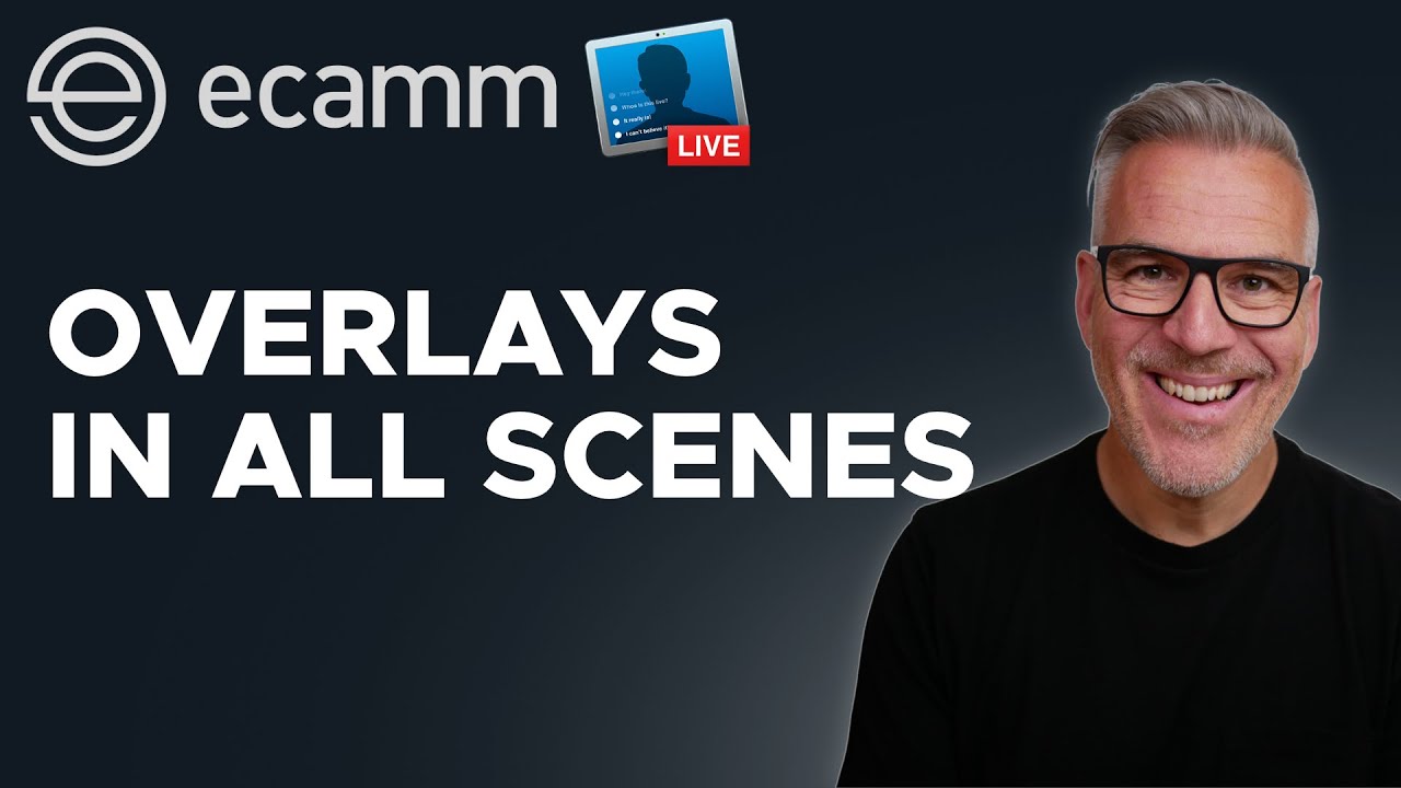 How To Make Overlays Appear In All Scenes in Ecamm Live - YouTube