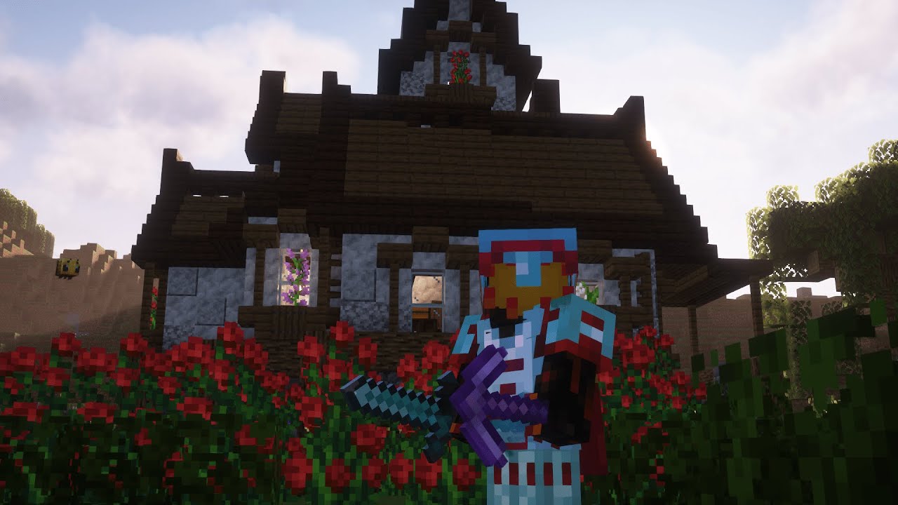 Netherrite, diamonds and armor trims! - Minecraft survival 9 - The world of dragentopia