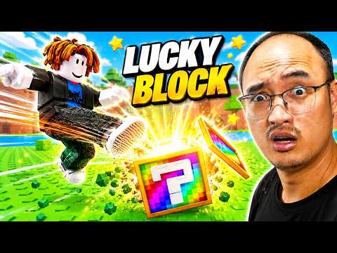 ALORS CE JEU EST ULTRA POPULAIRE SUR ROBLOX EN CE MOMENT (Kick A Lucky Block)