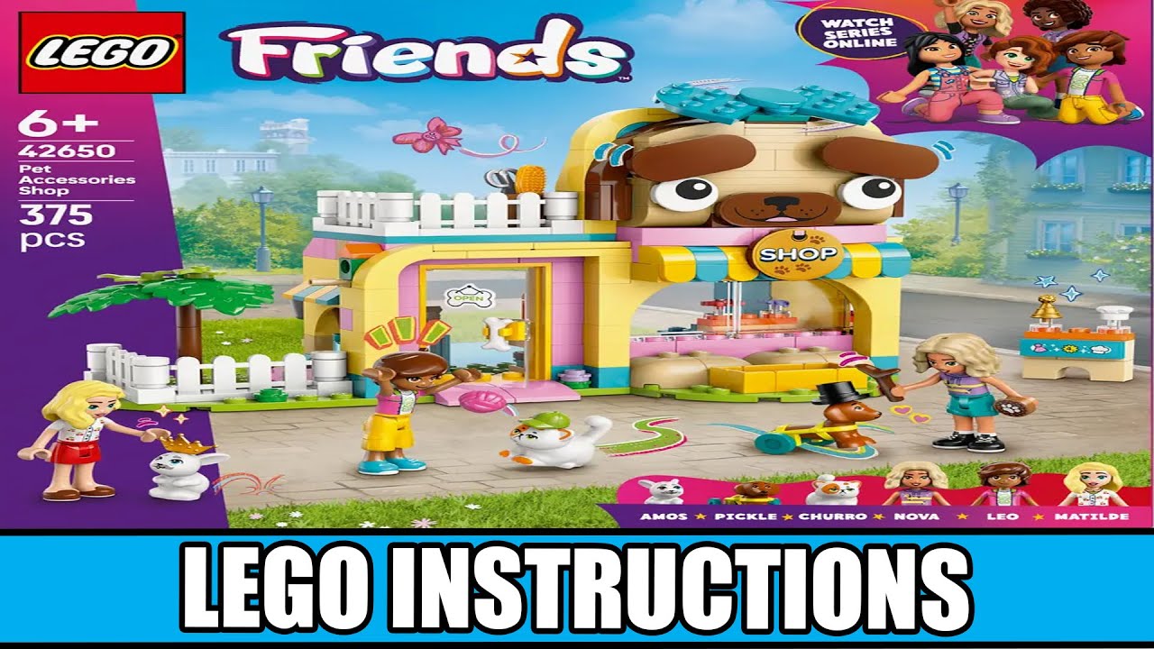LEGO Instructions - Friends - 42650 - Pet Accessories Shop - Heartlake City