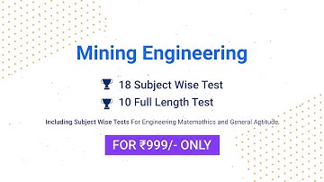 FindMyTest - GATE Mining Engineering Online Mock Test Series 2021
